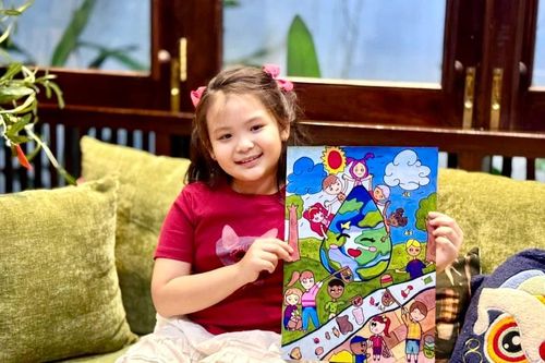 Lan tỏa sáng kiến sử dụng nước hiệu quả từ... những nét cọ