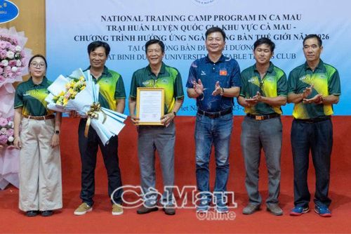 Cà Mau sẽ thành lập Liên đoàn Bóng bàn, hướng tới thể thao chuyên nghiệp