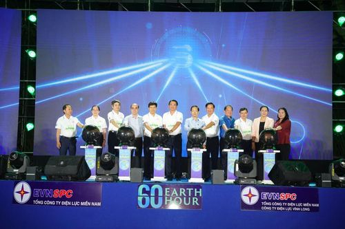 Các đơn vị EVNSPC sôi nổi hưởng ứng Chiến dịch Giờ Trái đất 2026
