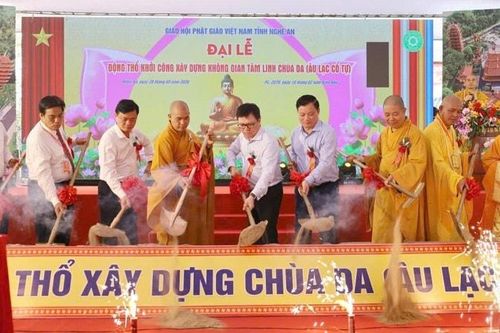 Khởi công xây dựng chùa Da - Khu tưởng niệm tri ân 534 nhà báo liệt sĩ