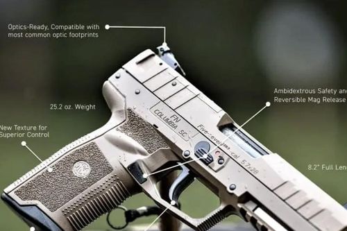 FN Five-seveN - súng ngắn cỡ nhỏ với đạn tốc độ cao và khả năng xuyên giáp đặc biệt