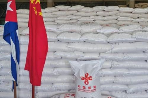 Trung Quốc hoàn tất hỗ trợ 30.000 tấn gạo cho Cuba