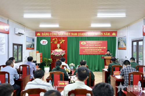 Chi nhánh Trường Sơn 28 phát động đợt thi đua cao điểm '50 ngày đêm thi đua lập công quyết thắng'