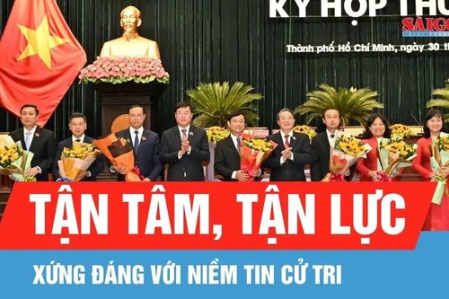 Thường trực HĐND TPHCM khóa XI: Tận tâm, tận lực, xứng đáng với niềm tin cử tri
