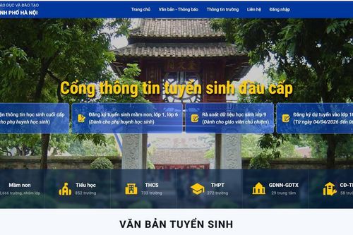 Tuyển sinh lớp 1, lớp 6 tại Hà Nội: Phụ huynh phải hoàn tất xác nhận dữ liệu trước 31/3 để tránh mất quyền lợi