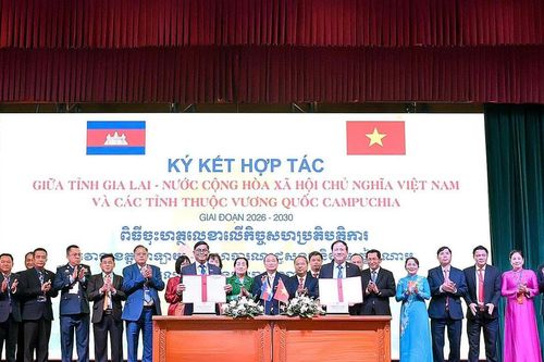 Gia Lai mở rộng hợp tác với 3 tỉnh Đông Bắc Campuchia
