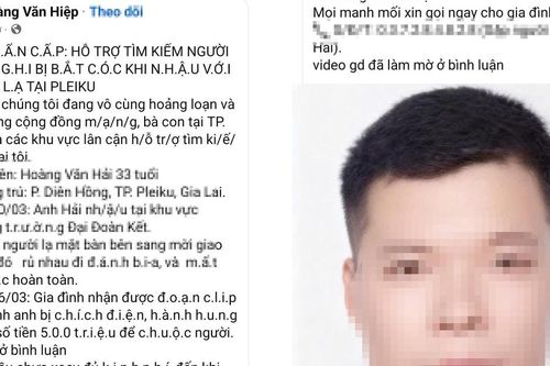 Gia Lai: Bác thông tin người đàn ông bị bắt cóc, chích điện, đòi 500 triệu tiền chuộc