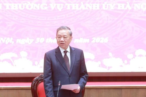 Tổng Bí thư: Hà Nội phải hành động tương xứng với niềm tin của Trung ương, đi đầu, làm mẫu, tạo sức lan tỏa