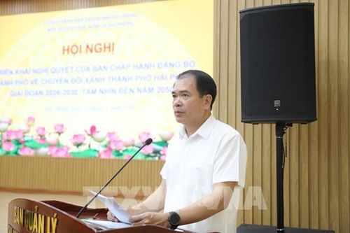 Hải Phòng thúc đẩy chuyển đổi xanh, nâng sức cạnh tranh