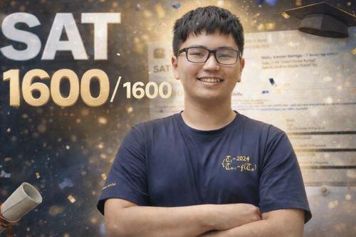 Nam sinh chuyên Toán đạt điểm tuyệt đối SAT, thuộc nhóm 1% cao nhất toàn cầu