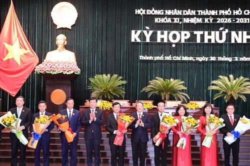 Kỳ họp thứ nhất HĐND TPHCM hoàn tất công tác nhân sự chủ chốt