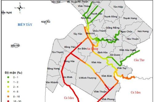 Mặn xâm nhập giảm vào đầu tuần, tăng chậm vào cuối tuần