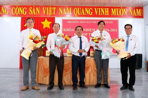 HĐND phường Thới Sơn khóa XIII kiện toàn bộ máy