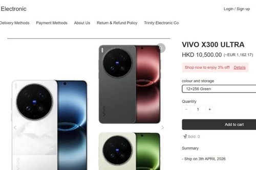 vivo X300 Ultra rò rỉ giá bán tại châu Âu: Flagship camera có mức giá từ 30 triệu đồng