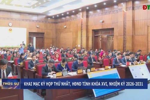 Khai mạc kỳ họp thứ nhất, HĐND tỉnh khóa XVI, nhiệm kỳ 2026-2031
