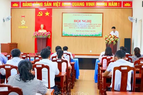 Xã Phước Hà tổng kết công tác bầu cử đại biểu Quốc hội và đại biểu HĐND các cấp