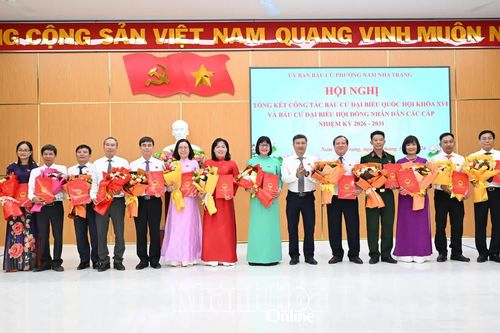 Phường Nam Nha Trang tổng kết công tác bầu cử