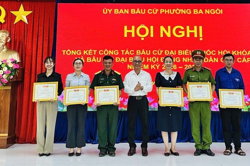 Phường Ba Ngòi tổng kết công tác bầu cử