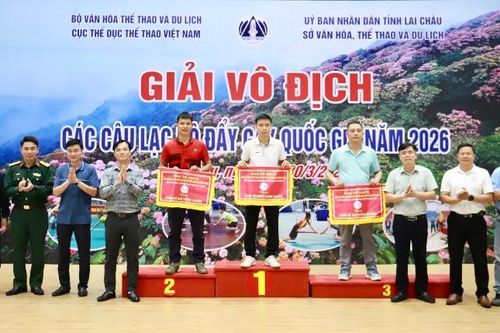 Bế mạc giải vô địch các câu lạc bộ đẩy gậy quốc gia năm 2026
