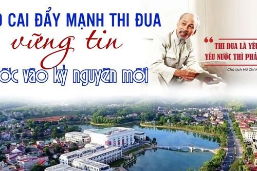 Lào Cai đẩy mạnh thi đua, vững tin bước vào kỷ nguyên mới