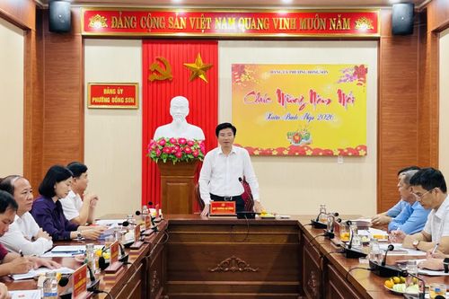 Đoàn kiểm tra của Ban Thường vụ Tỉnh ủy làm việc với phường Đồng Sơn
