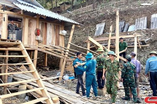 Sơn La: Dông lốc, mưa đá gây thiệt hại về người và tài sản