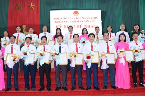 Công bố 23 đại biểu HĐND xã Kha Sơn, nhiệm kỳ 2026-2031