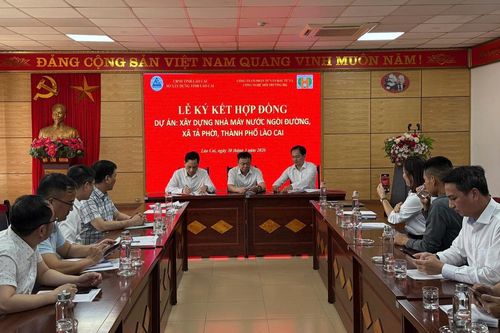 Lào Cai ký hợp đồng dự án nước gần 200 tỷ đồng