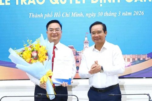 Ông Hoàng Vũ Thảnh giữ chức Giám đốc Sở Tài chính TP. Hồ Chí Minh