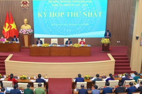 Ông Nguyễn Đức Tuy tái đắc cử Chủ tịch HĐND tỉnh Quảng Ngãi