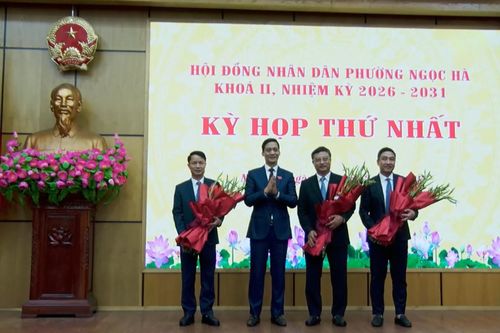 Phường Ngọc Hà bầu lãnh đạo HĐND, UBND nhiệm kỳ mới