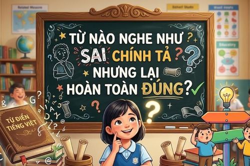 Nghe như viết sai chính tả, nhưng từ này lại hoàn toàn đúng