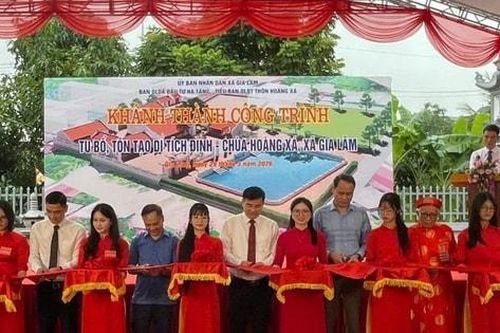 Gia Lâm: Khánh thành và khởi công tu bổ các di tích lịch sử