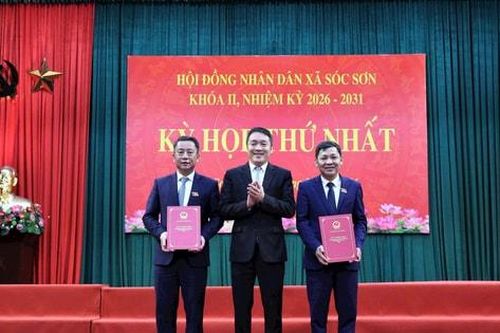 Kỳ họp thứ nhất HĐND xã Sóc Sơn khóa II: Kiện toàn lãnh đạo chủ chốt HĐND, UBND nhiệm kỳ 2026-2031