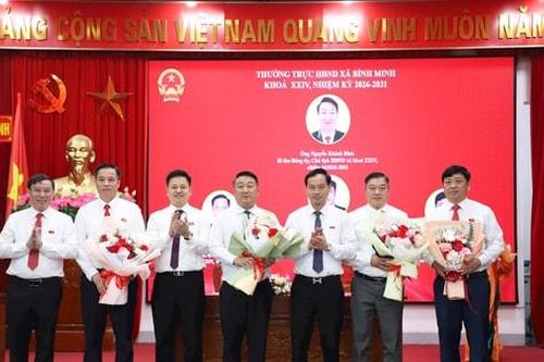 HĐND xã Bình Minh kiện toàn các chức danh lãnh đạo chủ chốt nhiệm kỳ 2026 - 2031