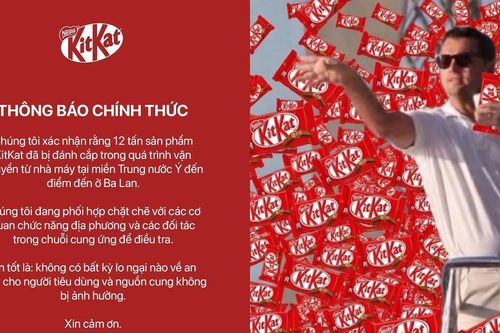 KitKat thông báo bị trộm 12 tấn sản phẩm, không ngờ tạo trào lưu 'dở khóc dở cười'