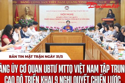 Bản tin Mặt trận sáng 31/3