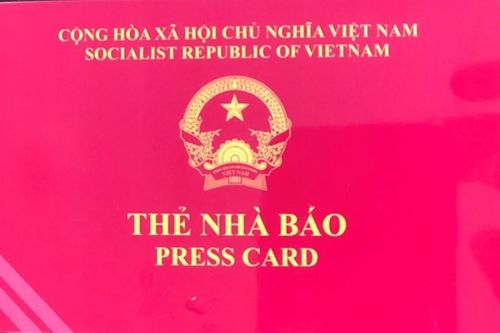 Tiếp tục gia hạn sử dụng Thẻ nhà báo kỳ hạn 2021-2025 đến hết tháng 6.2026