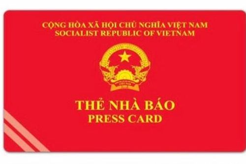 Gia hạn sử dụng thẻ nhà báo kỳ hạn 2021-2025 đến hết ngày 30/6/2026