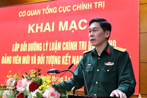 Bồi dưỡng lý luận chính trị cho đảng viên mới, đối tượng kết nạp đảng trong Cơ quan Tổng cục Chính trị