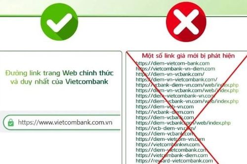 Cảnh báo mạo danh tin nhắn ngân hàng thông báo điểm thưởng hết hạn kèm link giả