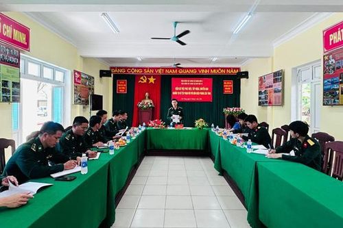 VKSQS khu vực 42 kiểm sát nguồn tin tội phạm tại các đơn vị Biên phòng tỉnh Quảng Trị