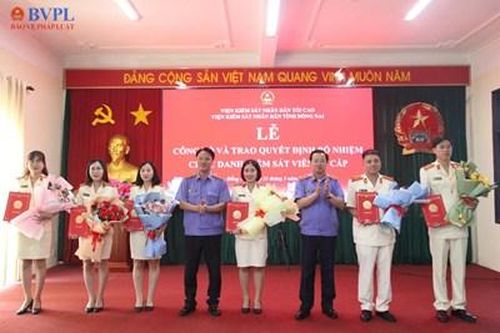 VKSND tỉnh Đồng Nai tổ chức Lễ công bố và trao Quyết định về công tác cán bộ