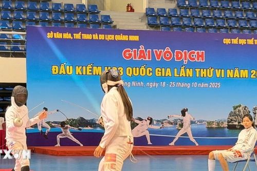 Gần 100 vận động viên tranh tài đấu kiếm quy mô quốc gia