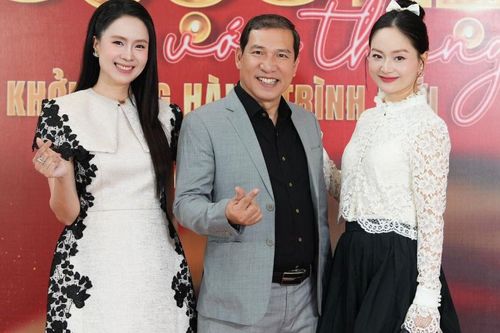 Lan Phương và Hồng Diễm hội ngộ nghệ sĩ Quang Thắng