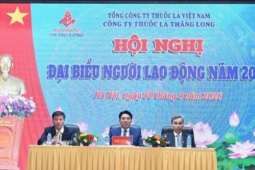 Thuốc lá Thăng Long nâng cao hiệu quả sản xuất, bảo đảm việc làm cho người lao động