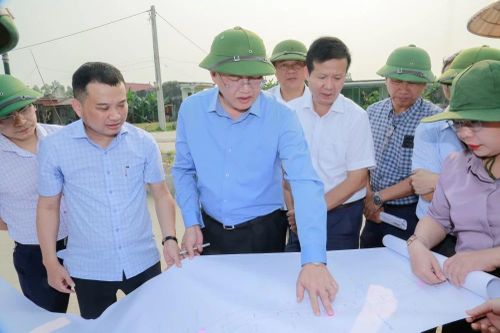Tập trung tháo gỡ khó khăn, vướng mắc trong giải phóng mặt bằng các hạng mục Tiểu dự án đô thị Tĩnh Gia