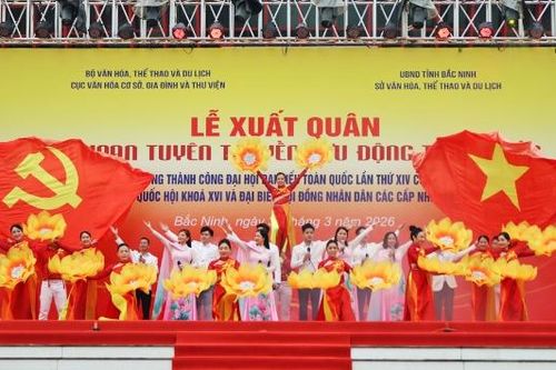 Lễ xuất quân Liên hoan tuyên truyền lưu động toàn quốc tại Bắc Ninh