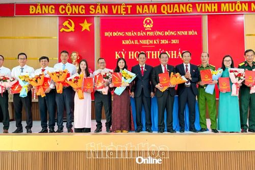 Kỳ họp thứ nhất HĐND phường Đông Ninh Hòa khóa II, nhiệm kỳ 2026 - 2031
