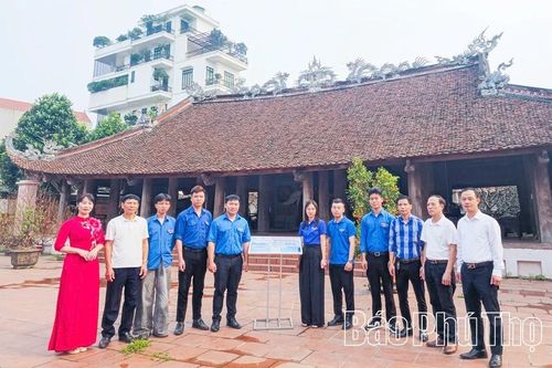 Ra mắt công trình thanh niên số hóa di tích Đình Thủ Độ